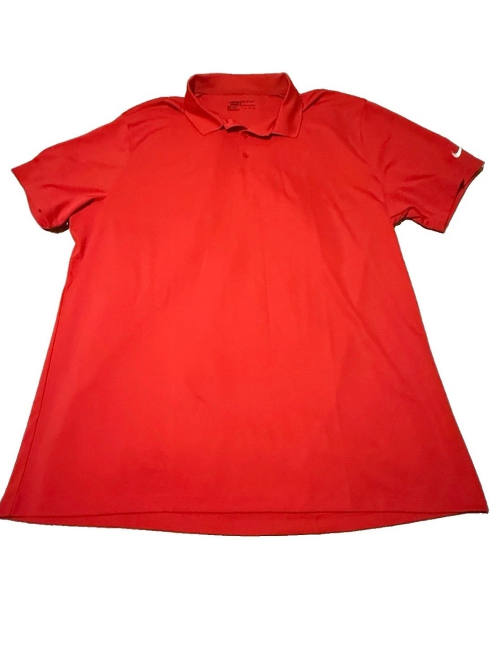 Nike Golf Tour Performance Dri-FITPolo Shirt Red Short Sleeve Mens 2XL XXL